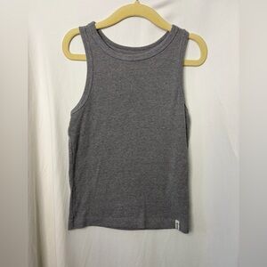 abercrombie kids Gray Ribbed Tank Top girls size 7/8